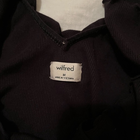 Wilfred off-shoulder black frilly bodysuit in perfect condition - Picture 2 of 3